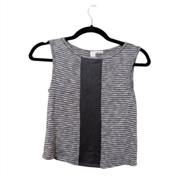 Abound Tops - Abound crop top with faux leather
